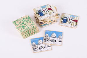 Jeu de mémo en bois - ARABICITY